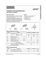 DataSheet FQPF90N10V2 pdf